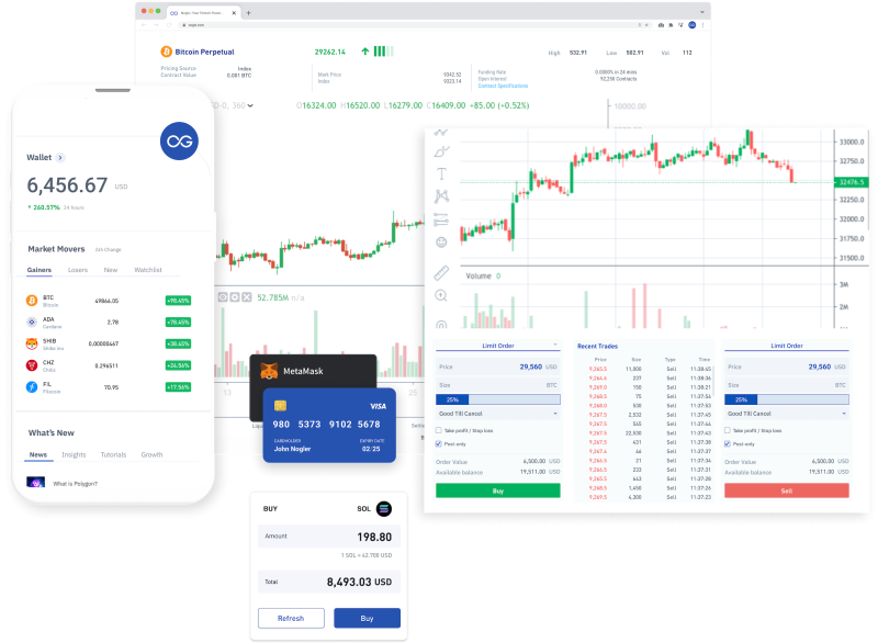 crypto currency exchange frontend